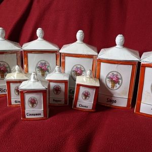 Czech-Slovokia vintage cannisters